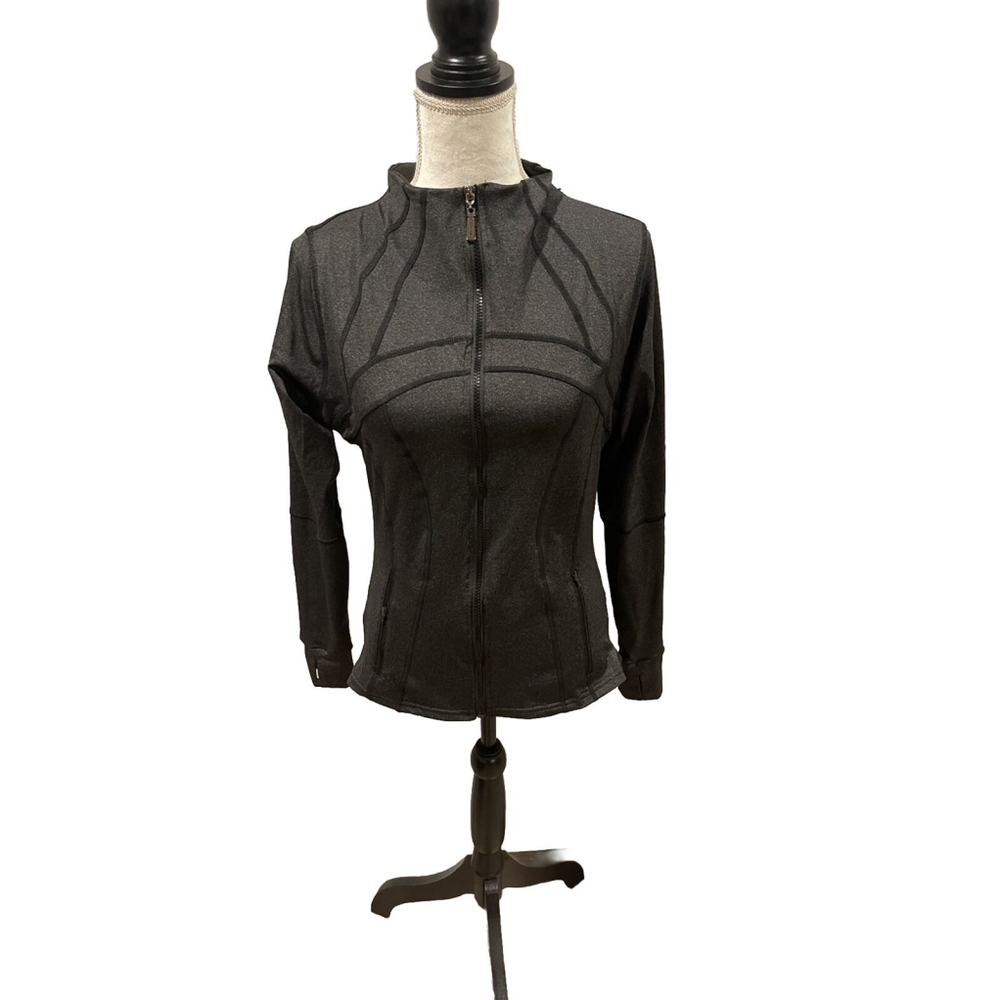 Women’s Active Domino Zip Up Lightweight Jacket - Black - Size M